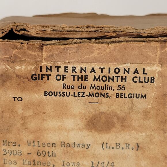 Shot Glasses Set of 6 Vintage International Gift of  Month Club Belgium 1950's - Picture 13 of 16